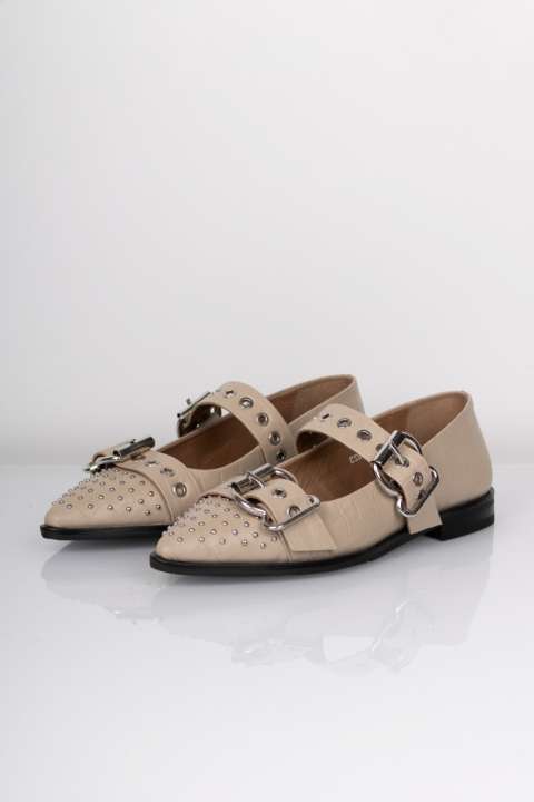 Priser på Copenhagen Shoes - Ballerina - Future Vibes Beige - Beige