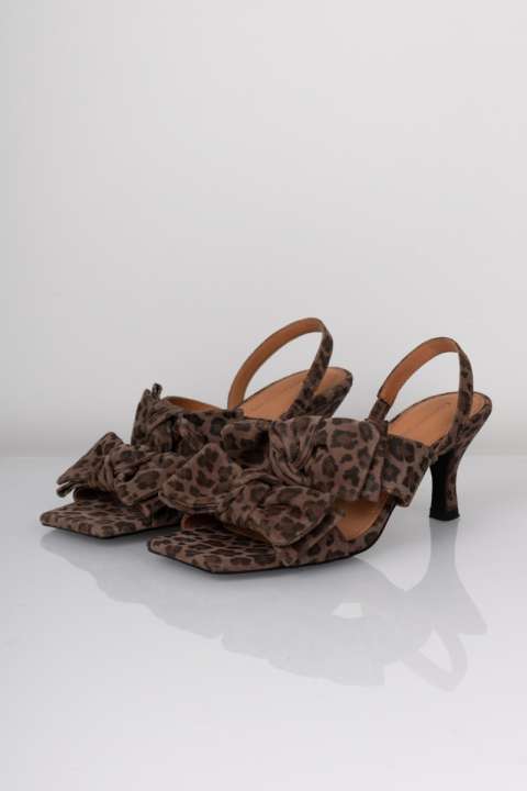 Priser på Copenhagen Shoes - Stilet - Butterfly Heel Lep. - Leopard