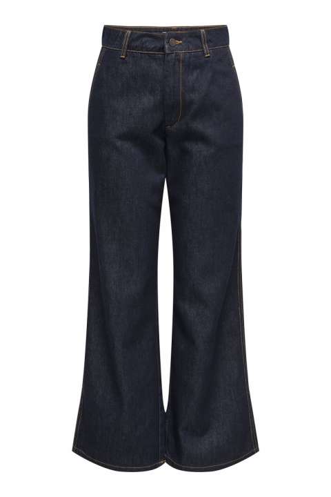Priser på JDY - Jeans - Jdy New Sansa Hw Straight Jeans - Dark Blue Denim