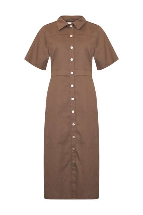 Priser på Noella - Kjole - Benita Long Dress - Morel