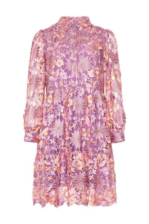 Priser på Noella - Kjole - Star LS Dress - Lilac Mix