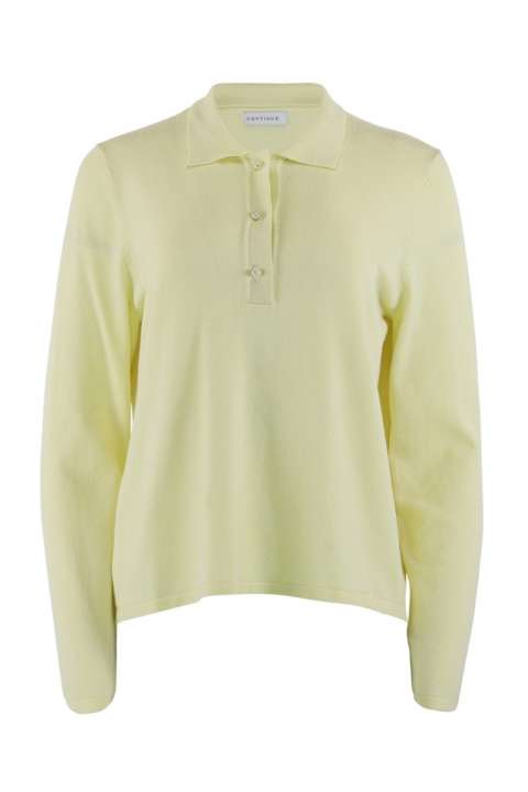 Priser på Continue - Bluse - Dianne Polo - Light citrus