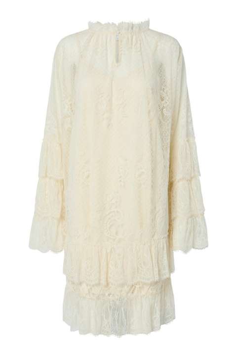 Priser på Y.A.S - Kjole - Neo Ls Lace Dress - Birch