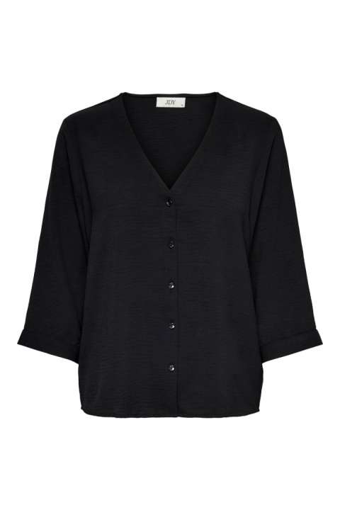 Priser på JDY -Bluse - Lion Life Capote 3/4 Shirt - Black