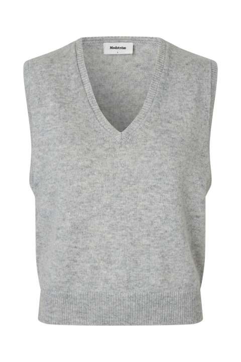 Priser på Modström - Vest - Mayu Vest - Grey Melange