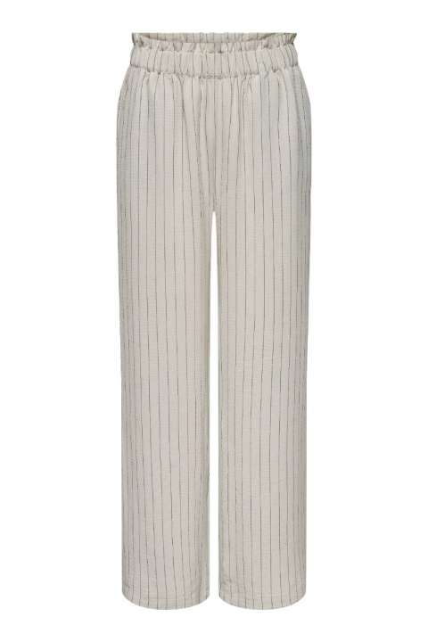 Priser på JDY - Bukser - Divya Life Hw Striped Wide Pants - Chateau Gray