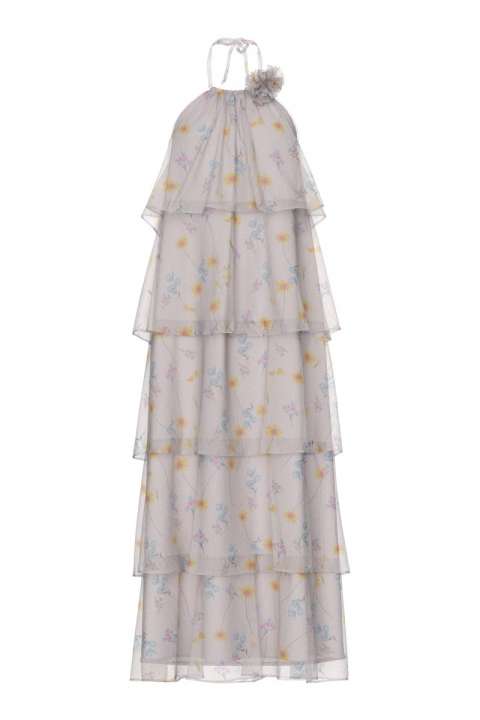 Priser på Pieces - Kjole - Clara Sl Long Layred Dress - Barely Pink
