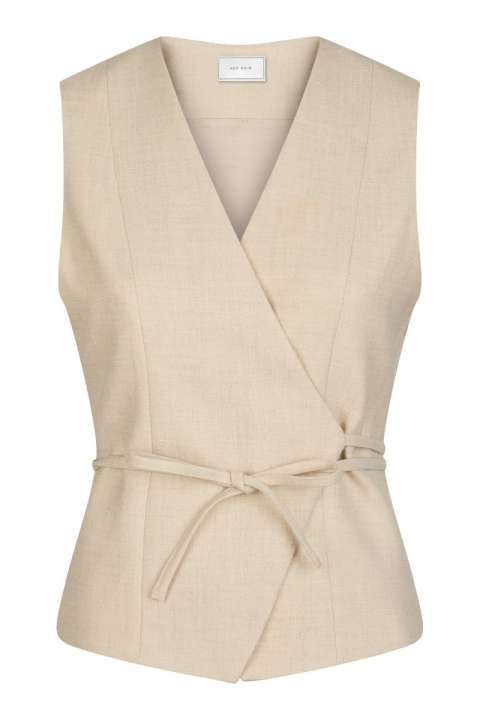Priser på Neo Noir - Vest - Samara Melange Waistcoat - Beige Melange