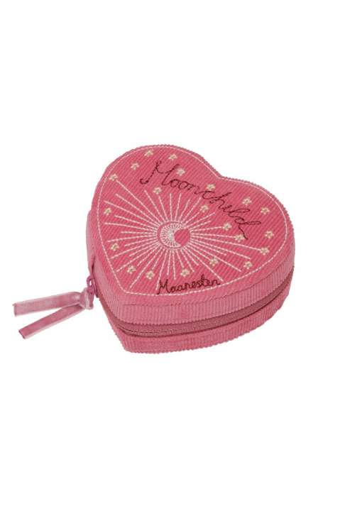 Priser på Maanesten - Smykkeskrin - Heart Jewelry Box - Pink