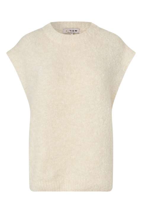 Priser på A-View - Strik - Patrisia New Knit Vest - Off white
