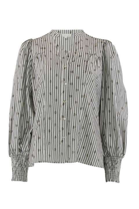 Priser på Continue - Bluse - Dolly Big Dot - Blue