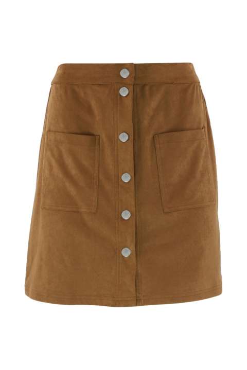 Priser på Continue - Nederdel - Amy Skirt - Cognac