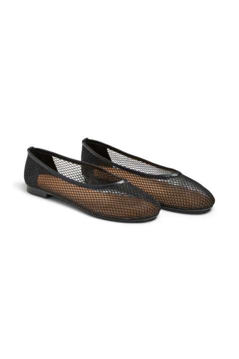 Priser på Pieces - Sko - Steph Mesh Ballerina - Black