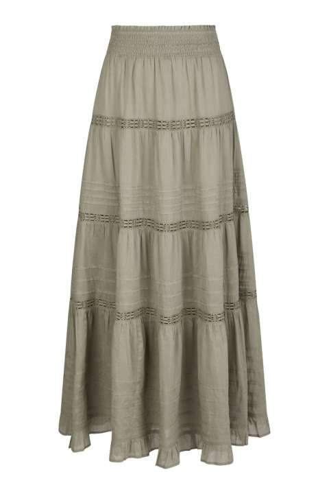 Priser på Neo Noir - Nederdel - Felicia S Voile Skirt - Smoke Green