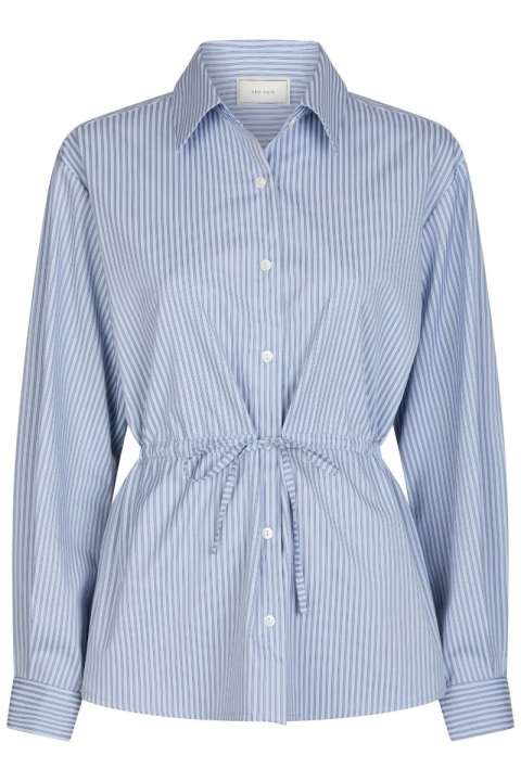 Priser på Neo Noir - Skjorte - Solei Striped Shirt - Light Blue