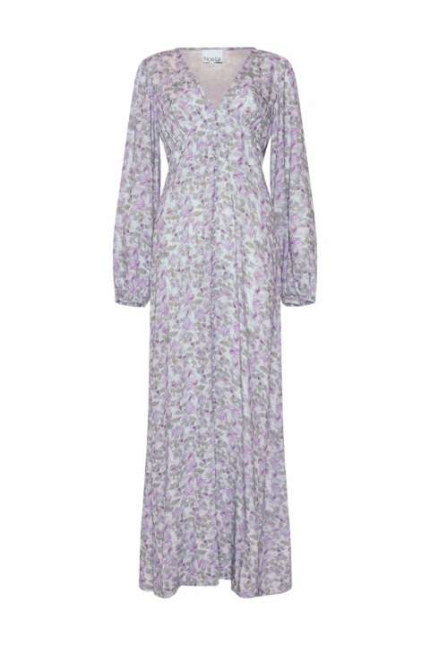 Priser på Noella - Kjole - Lilith Maxi Dress - Cinthia Blue Print