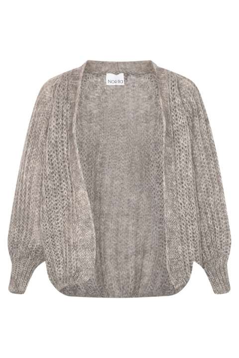 Priser på Noella - Cardigan - Joseph Knit Cardigan - Light Grey Melange