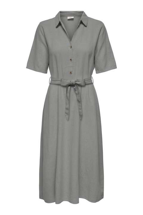 Priser på JDY - Kjole - Say 2/4 Midi Shirt Dress - Wild Dove