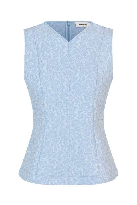 Priser på Modström - Top - Hollis Top - Cashmere Blue