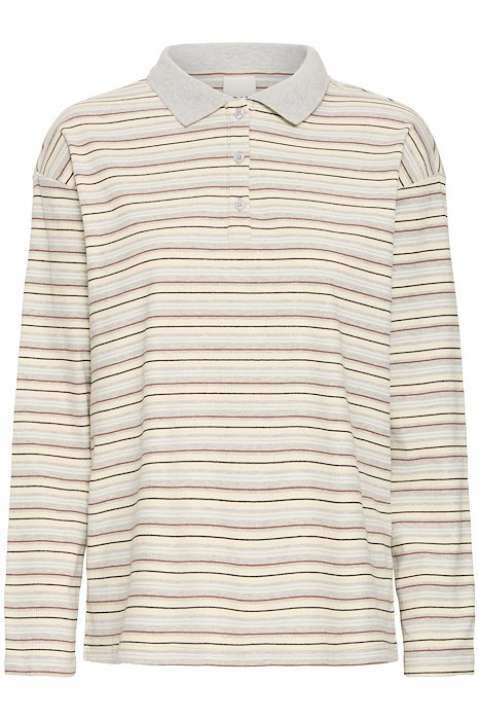 Priser på Ichi - Bluse - Becky Ls - Grey Melange