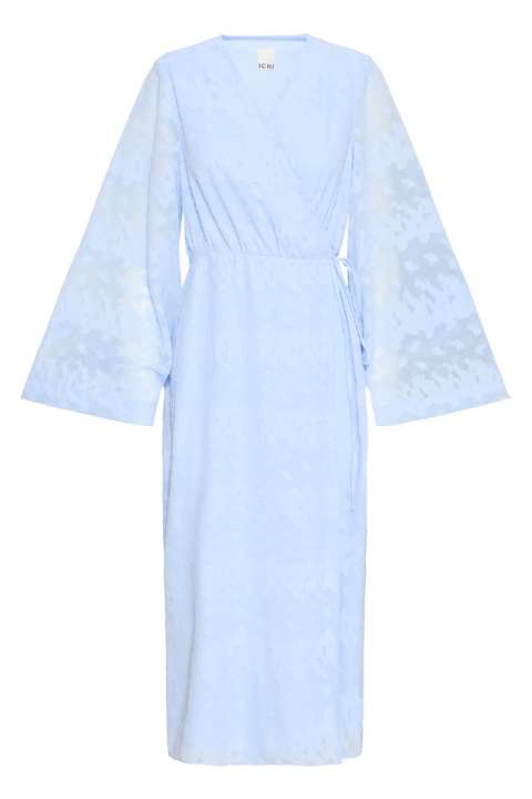 Priser på Ichi - Kjole - Simona DR - Placid Blue (Levering slut maj)