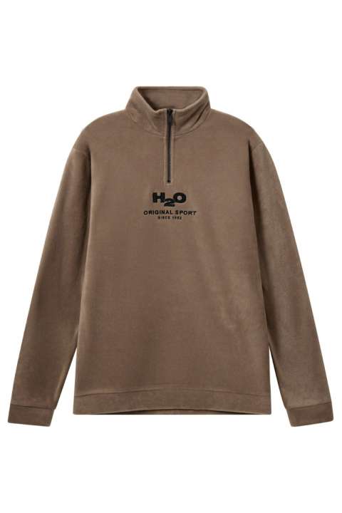 Priser på H2O - Fleece - Blåvand II Fleece Half Zip - Dusty Oak