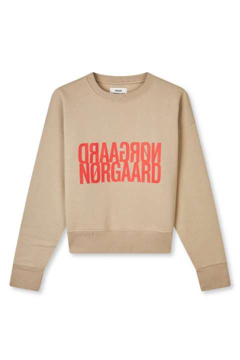 Priser på Mads Nørgaard - Sweat - Organic Sweat Tilvina Sweatshirt - Trench Coat Melange