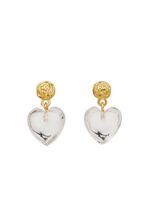 Priser på Maanesten - Øreringe - Lemona Petite Earrings - Guld