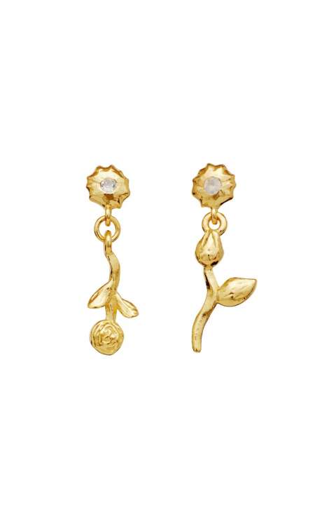 Priser på Maanesten - Øreringe - Amaria Earrings - Guld