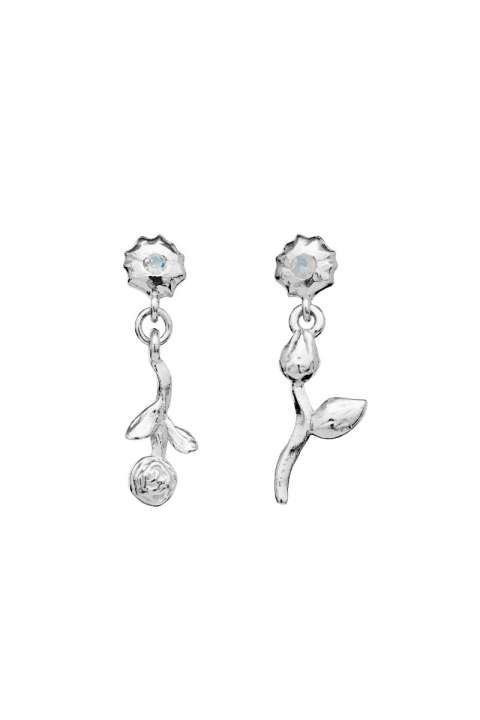 Priser på Maanesten - Øreringe - Amaria Earrings - Sølv