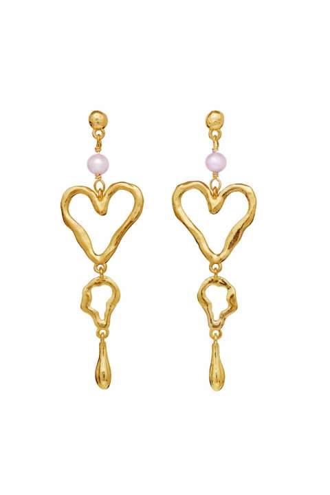 Priser på Maanesten - Øreringe - Sabrina Earrings - Guld