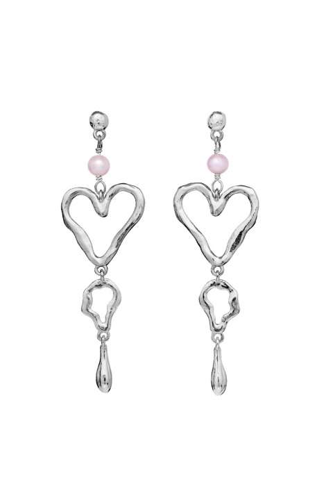 Priser på Maanesten - Øreringe - Sabrina Earrings - Sølv