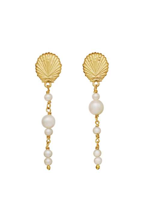 Priser på Maanesten - Øreringe - Marylyn Earrings - Guld