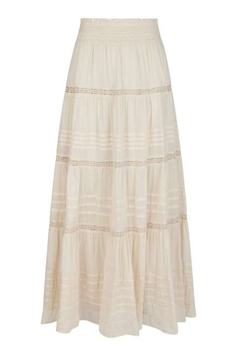 Priser på Neo Noir - Nederdel - Felicia S Voile Skirt - Ivory