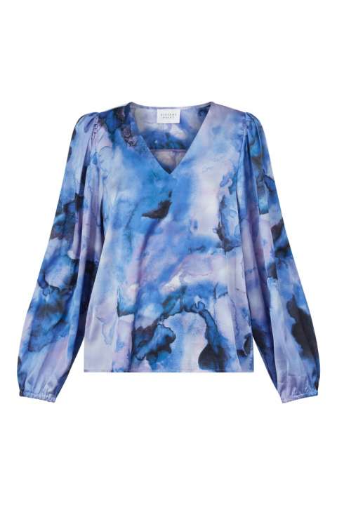 Priser på Sisters Point - Bluse - Ventia-V.LS5 - Blue Marble