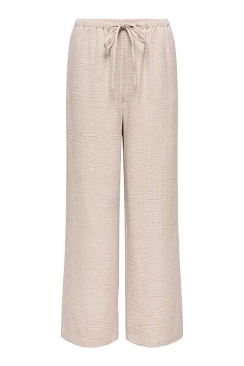 Priser på JDY - Bukser - Power MW Wide Pant - Oxford Tan/Cloud Dancer