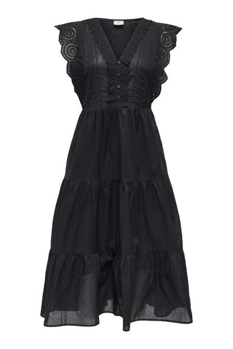 Priser på JDY - Kjole - Sara S/L Lace Dress - Black