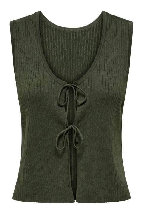 Priser på JDY - Top - Alexandra S/L Reversible Tie Top - Beluga