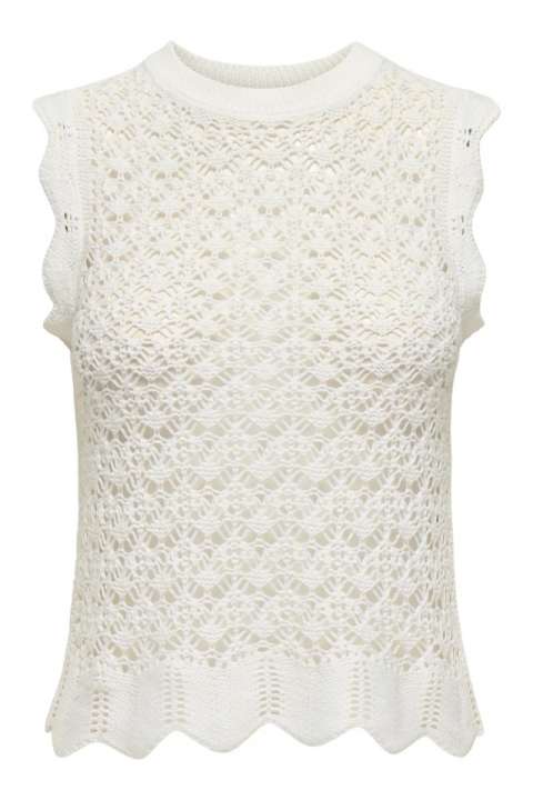 Priser på JDY - Top - Sun Evelyn S/L O-Neck Top - Bright White