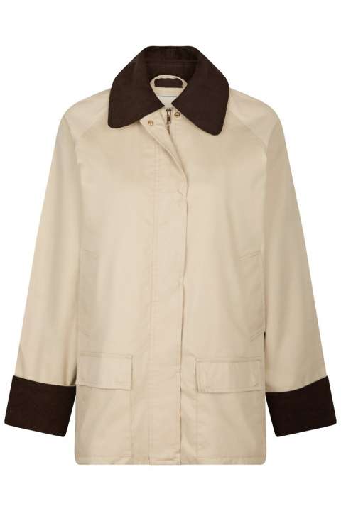 Priser på Neo Noir - Jakke - Anastacia Cord Jacket - Ivory