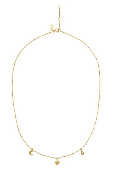 Priser på Maanesten - Halskæde - Sadie Necklace - Guld