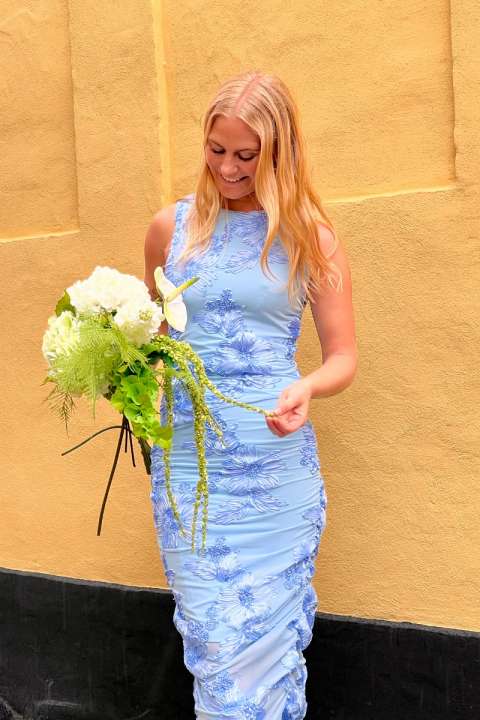 Priser på Noella - Kjole - Lavinia Dress - Ocean Spray (Levering midt maj)