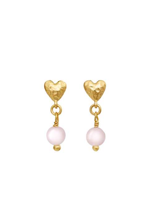 Priser på Maanesten - Øreringe - Ingrid Earrings - Guld