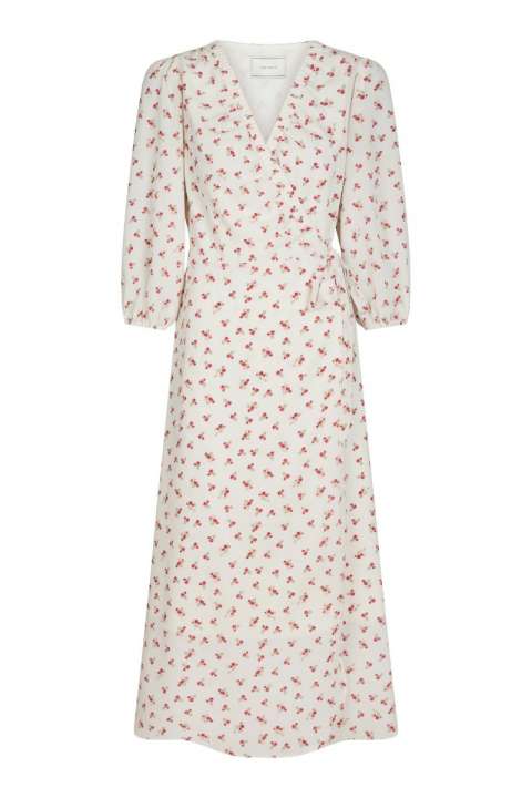 Priser på Neo Noir - Kjole - Malinga Simple Flower Dress - Red