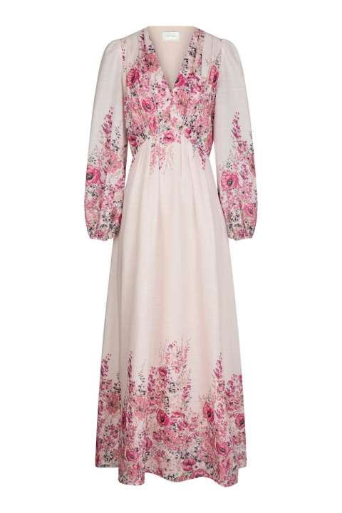 Priser på Neo Noir - Kjole - Silfi Flower Print Dress - Rose (Levering midt maj)