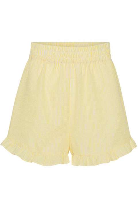 Priser på A-View - Shorts - Sonja Shorts - Yellow/White