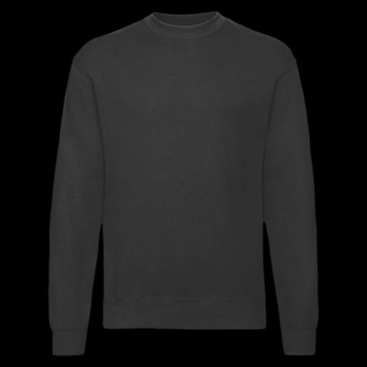Priser på Fruit of the Loom Unisex Sweatshirt - Sort - L