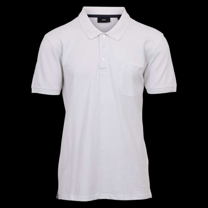 Priser på Vito Roger Herre Polo - Optical White - 5XL
