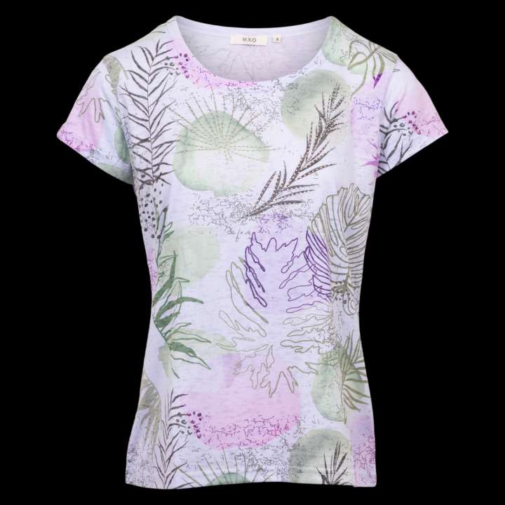 Priser på M.X.O Dame T-shirt - Khaki Comb - S