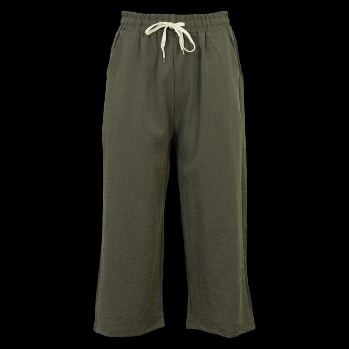 Priser på Anyway Dame Capri - Army green - XL